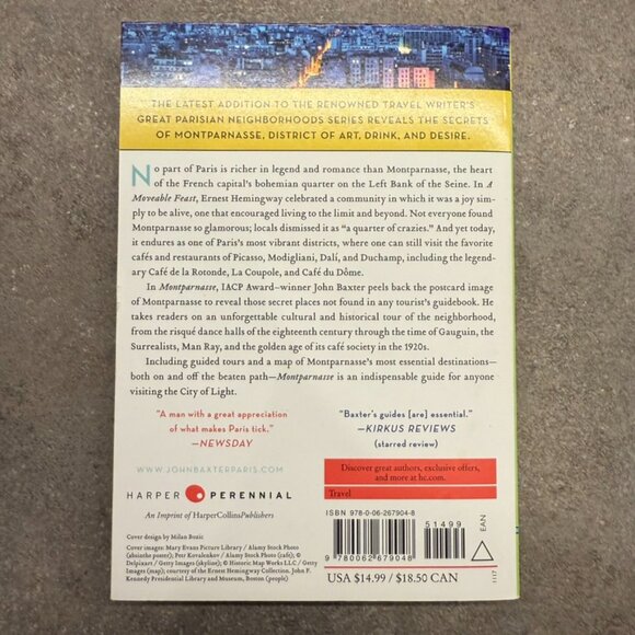 Montparnasse: Paris's District of Memory and Desire John Baxter Travel Book - Picture 4 of 6